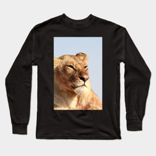 African Lion, Serengeti, Tanzania Long Sleeve T-Shirt